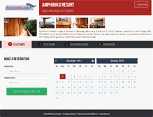 Tablet Screenshot of amphibikoresortcoron.com